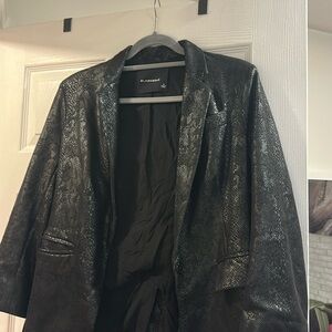 Oliviaceous Snakeskin Blazer Jacket